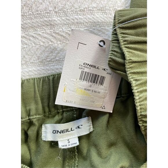 O’NEILL WOMEN’S SMALL CURTIS PANTS IN ARMY GREEN - Picture 7 of 12